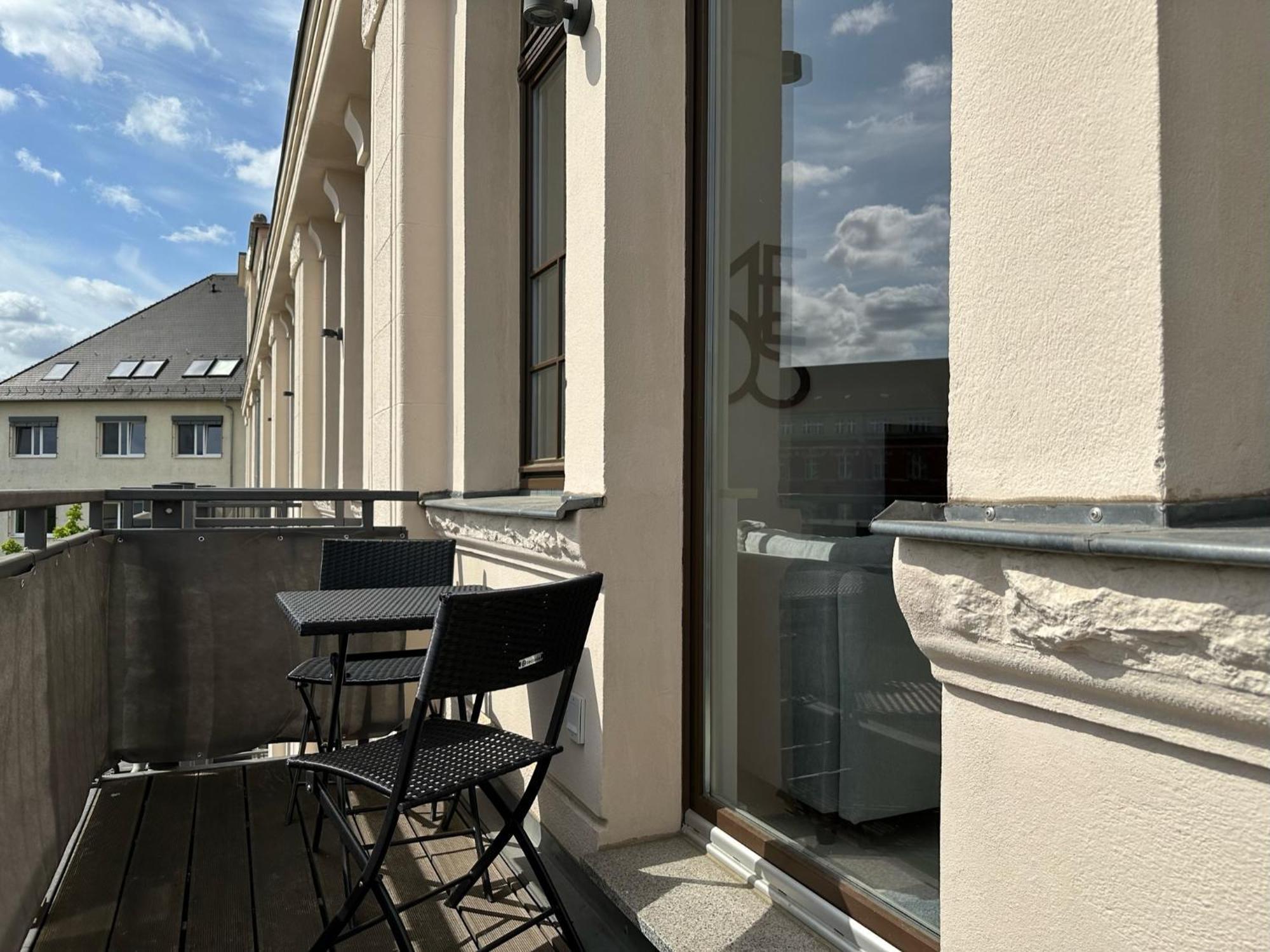 Meos 1 -Zentrum-Balkon-Parkplatz-Gym-Uniklinik Leipzig Exterior foto